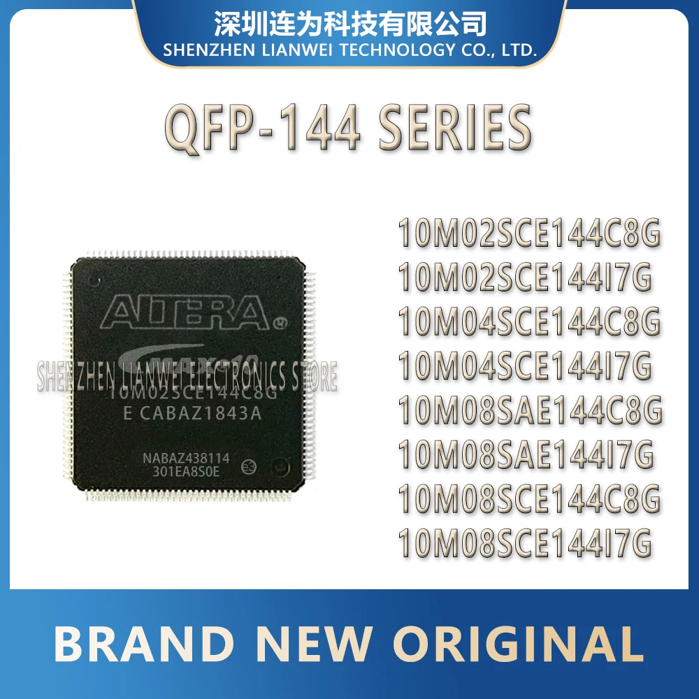 10M02SCE144C8G 10M02SCE144I7G 10M04SCE144C8G 10M04SCE144I7G 10M08SAE144C8G 10M08SAE144I7G 10M08SCE144C8G 10M08SCE144I7G IC Chip
10M02SCE144C8G 10M02SCE144I7G 10M04SCE144C8G 10M04SCE144I7G 10M08SAE144C8G 10M08SAE144I7G 10M08SCE144C8G 10M08SCE144I7G IC Chip