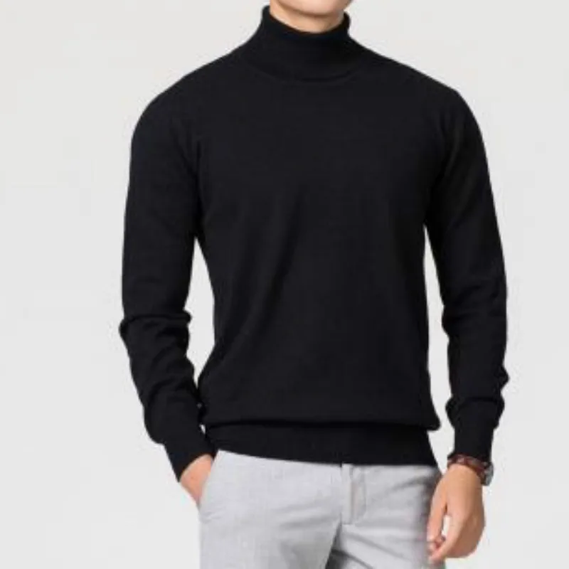 Men Winter Fall Turtleneck Cashmere Long Sleeves Sweater Autumn Clothes Fashion Classic Knitwear Warmth Solid Pullover Sweaters
Men Winter Fall Turtleneck Cashmere Long Sleeves Sweater Autumn Clothes Fashion Classic Knitwear Warmth Solid Pullover Sweaters