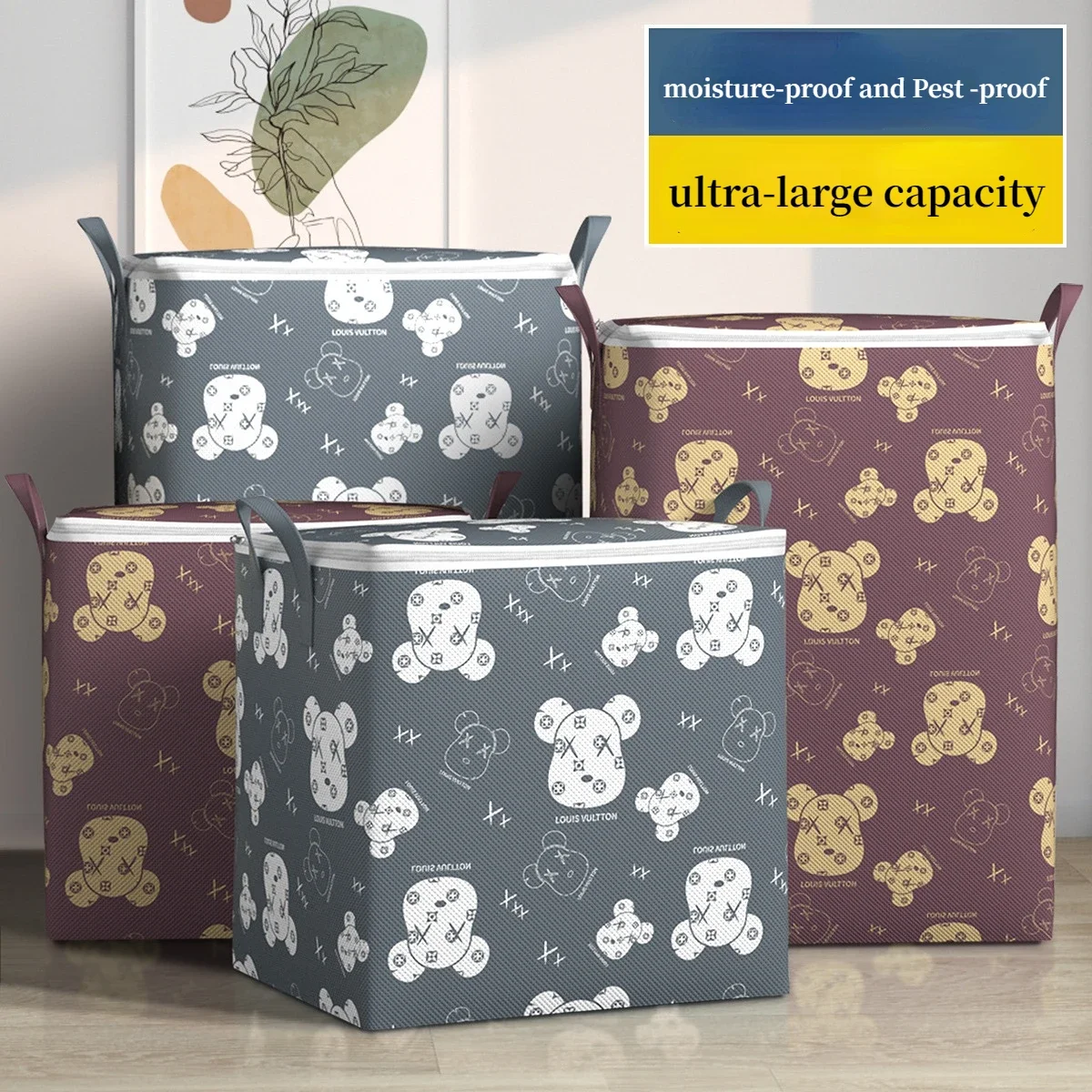 Quilt Clothes Storage Bag Waterproof Moistureproof Large Zip Storage Bag Clothes Quilt Packing Storage Bag Luggage Moving Bag
Quilt Clothes Storage Bag Waterproof Moistureproof Large Zip Storage Bag Clothes Quilt Packing Storage Bag Luggage Moving Bag