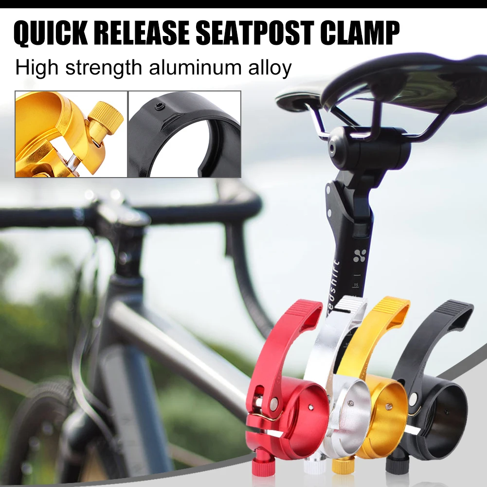 MTB Bike SeatPost Clamp Quick Release Aluminum Alloy Seatpost Collar Longer Lever Ultralight Mountain Road Bicycle Accessories
MTB Bike SeatPost Clamp Quick Release Aluminum Alloy Seatpost Collar Longer Lever Ultralight Mountain Road Bicycle Accessories