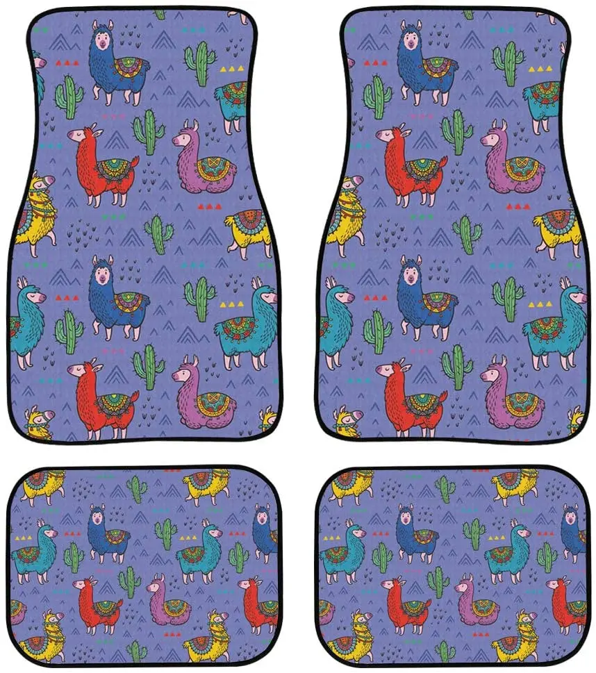 chaqlin Llama Car Mats Full Set 4 Piece Front & Rear Car Floor Mats with Non Slip Rubber Backing Fit for Car SUV Van & Truck Sed
chaqlin Llama Car Mats Full Set 4 Piece Front & Rear Car Floor Mats with Non Slip Rubber Backing Fit for Car SUV Van & Truck Sed