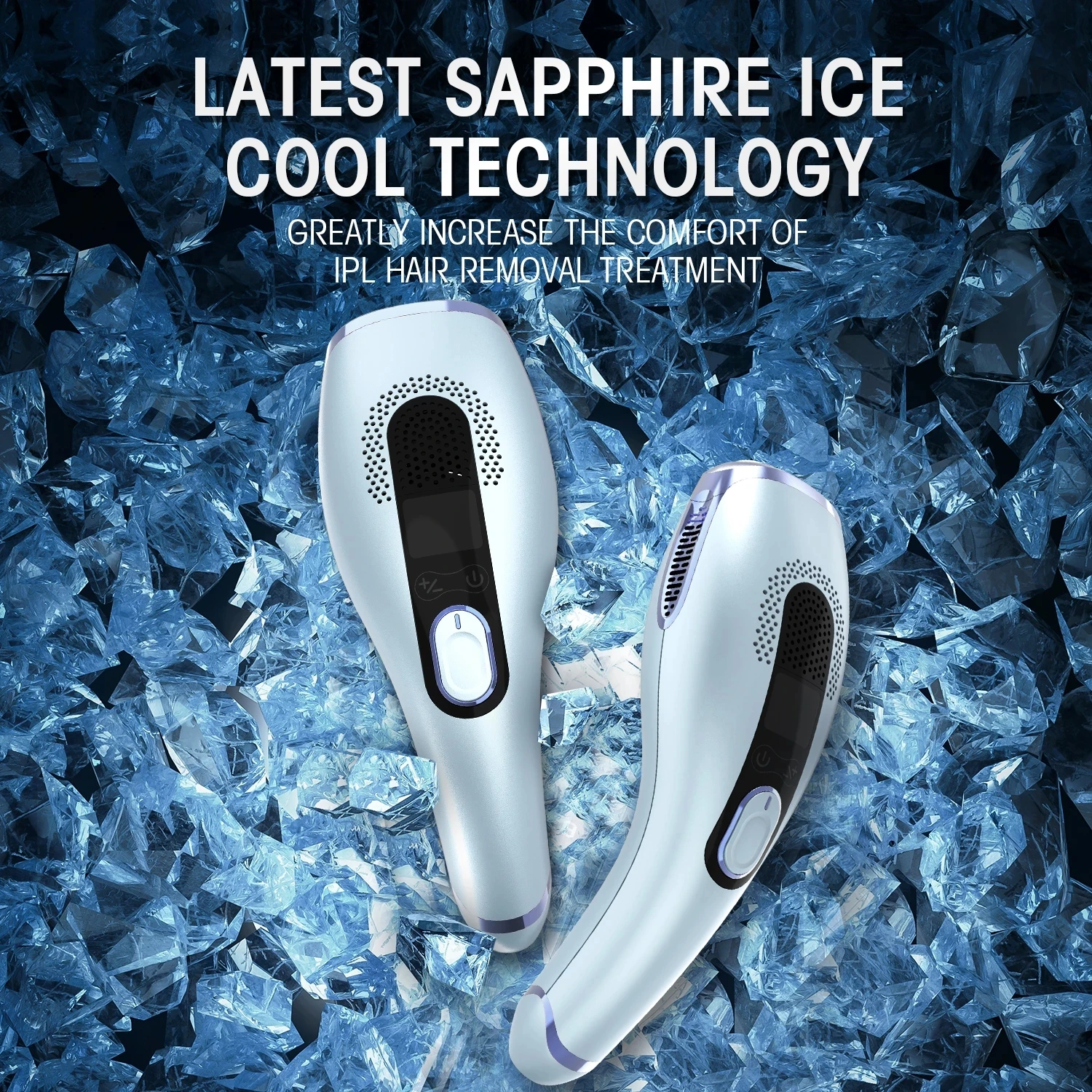 DEESS New GP592 Laser Hair Removal Device IPL Home Use Epilator 2-in-1 Ice Cooling Depilador Unlimted Flashes with Free Gift
DEESS New GP592 Laser Hair Removal Device IPL Home Use Epilator 2-in-1 Ice Cooling Depilador Unlimted Flashes with Free Gift
