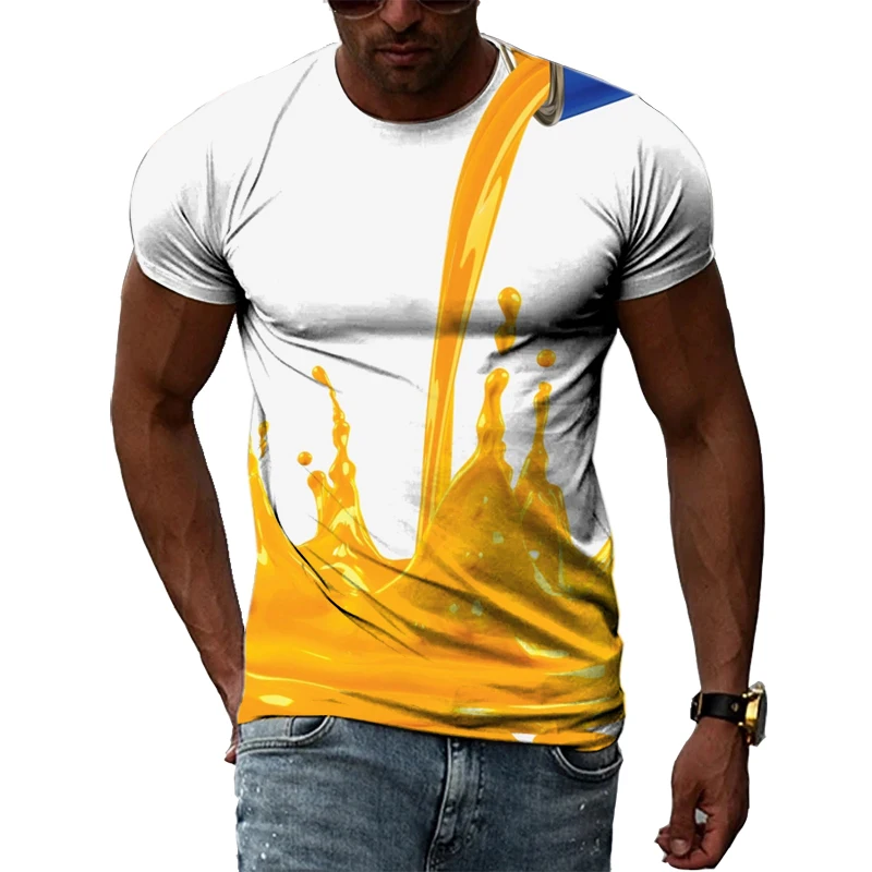 Street Improv Art Graffiti Creative Fashion Hip-Hop Men And Women's Personality Avant-Garde Round Neck Short-Sleeved T-shirt Top
Street Improv Art Graffiti Creative Fashion Hip-Hop Men And Women's Personality Avant-Garde Round Neck Short-Sleeved T-shirt Top