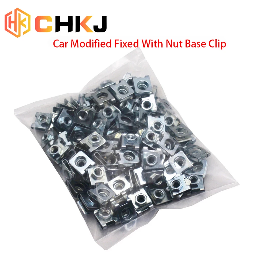 CHKJ Car Modified Fixed With Nut Base Clip Modified Alloy With Nut Gasket Iron Clip Fixed For Car Fixed Clip Base With Nut
CHKJ Car Modified Fixed With Nut Base Clip Modified Alloy With Nut Gasket Iron Clip Fixed For Car Fixed Clip Base With Nut