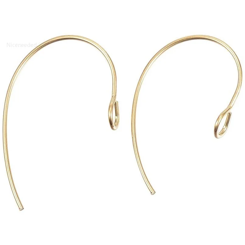 100pcs Golden 304 Stainless Steel Earring Hooks EarWires Earring Findings for Earring Jewelry Making
100pcs Golden 304 Stainless Steel Earring Hooks EarWires Earring Findings for Earring Jewelry Making