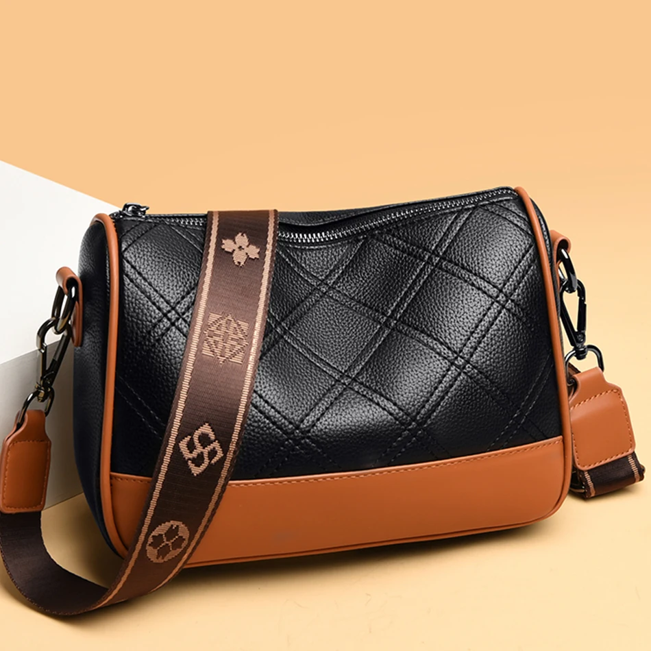 Women Fashion Shoulder Bag Luxury Designer Handbag Purses High Quality Leather Crossbody with Wide Shoulder Strap 2022 Trend Sac
Women Fashion Shoulder Bag Luxury Designer Handbag Purses High Quality Leather Crossbody with Wide Shoulder Strap 2022 Trend Sac