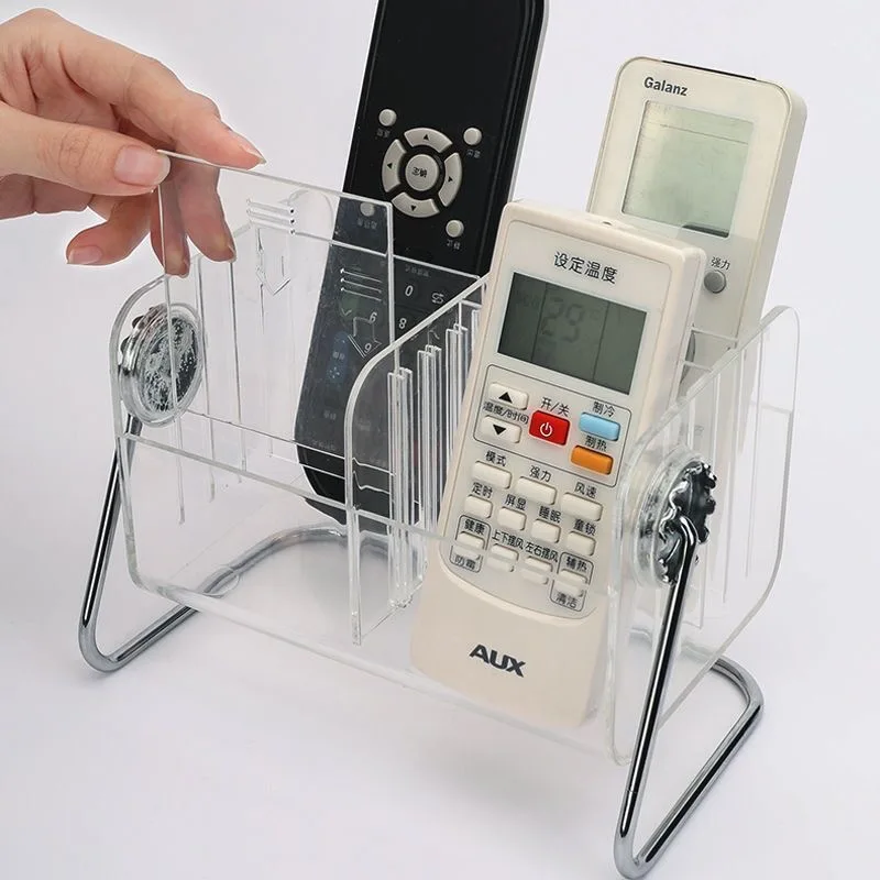 1PCS Household Remote Control Storage Box Six Compartments Transparent Acrylic 360 Degree Rotating Small Object Container
1PCS Household Remote Control Storage Box Six Compartments Transparent Acrylic 360 Degree Rotating Small Object Container