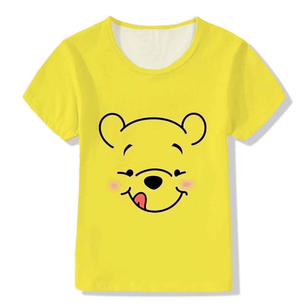 Disney Series Winnie The Pooh Summer New Children's Cartoon T-shirt Fashion Casual T-shirt Pink Boy Girl Baby Shirt Unisex
Disney Series Winnie The Pooh Summer New Children's Cartoon T-shirt Fashion Casual T-shirt Pink Boy Girl Baby Shirt Unisex