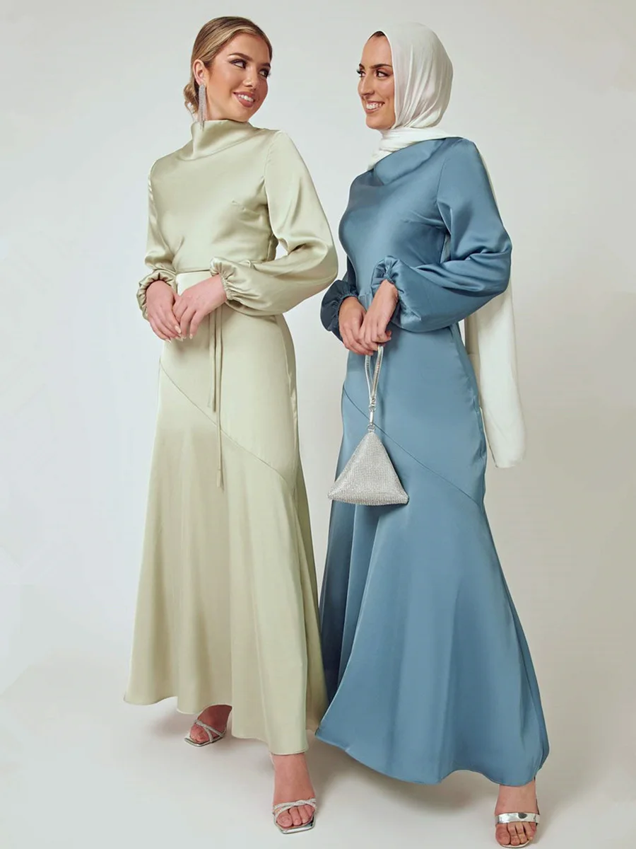 2022 Eid Mubarak for Women Abaya Dress Muslim Islamic Abaya Duibai Turkish Dresses Satin Silk Kaftan Jilbab Clothing Hijab Abaya
2022 Eid Mubarak for Women Abaya Dress Muslim Islamic Abaya Duibai Turkish Dresses Satin Silk Kaftan Jilbab Clothing Hijab Abaya