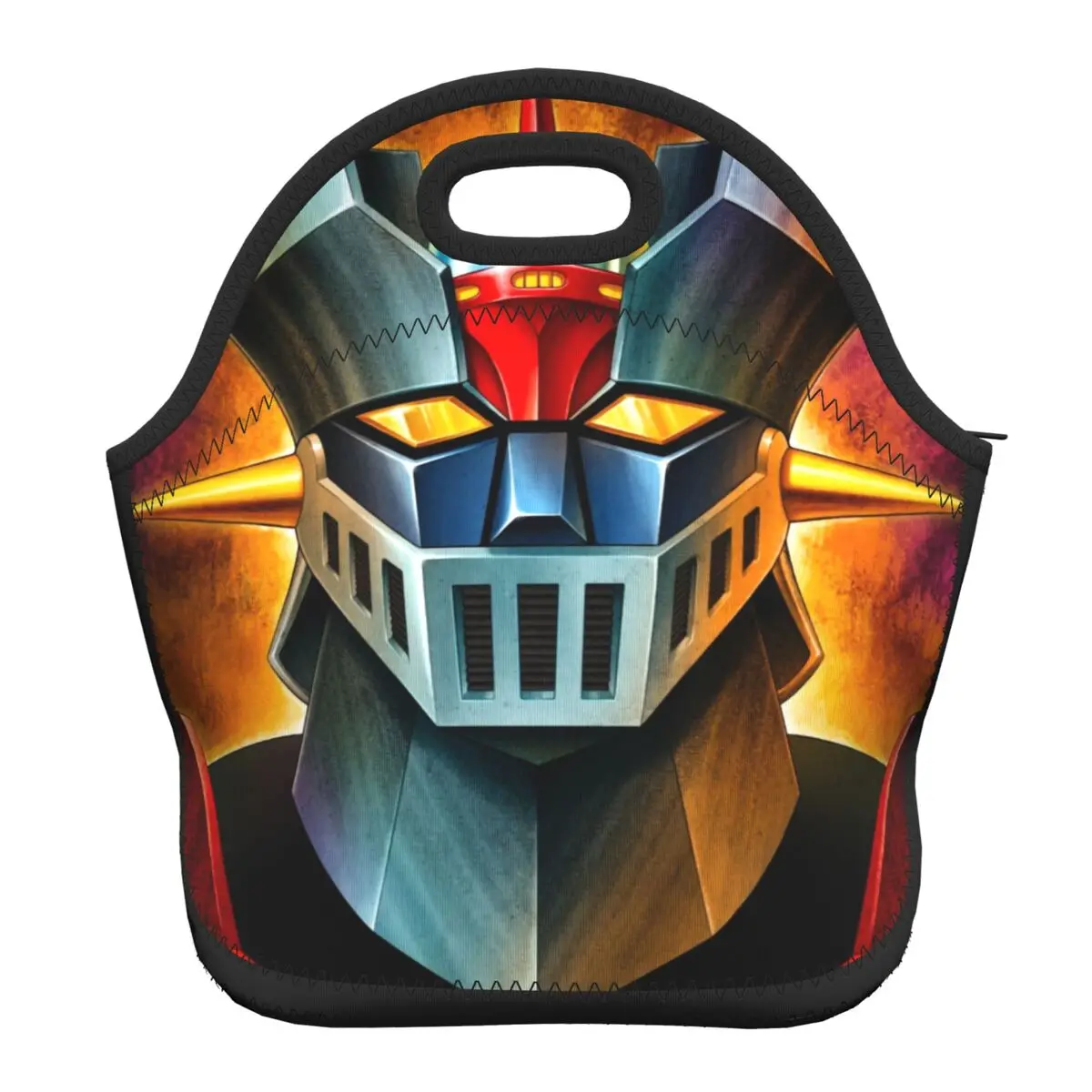 Neoprene UFO Robot Mazinger Z Thermal Insulated Lunch Bag Portable Grendizer Lunch Box for Women Picnic Multifunction Food Box
Neoprene UFO Robot Mazinger Z Thermal Insulated Lunch Bag Portable Grendizer Lunch Box for Women Picnic Multifunction Food Box
