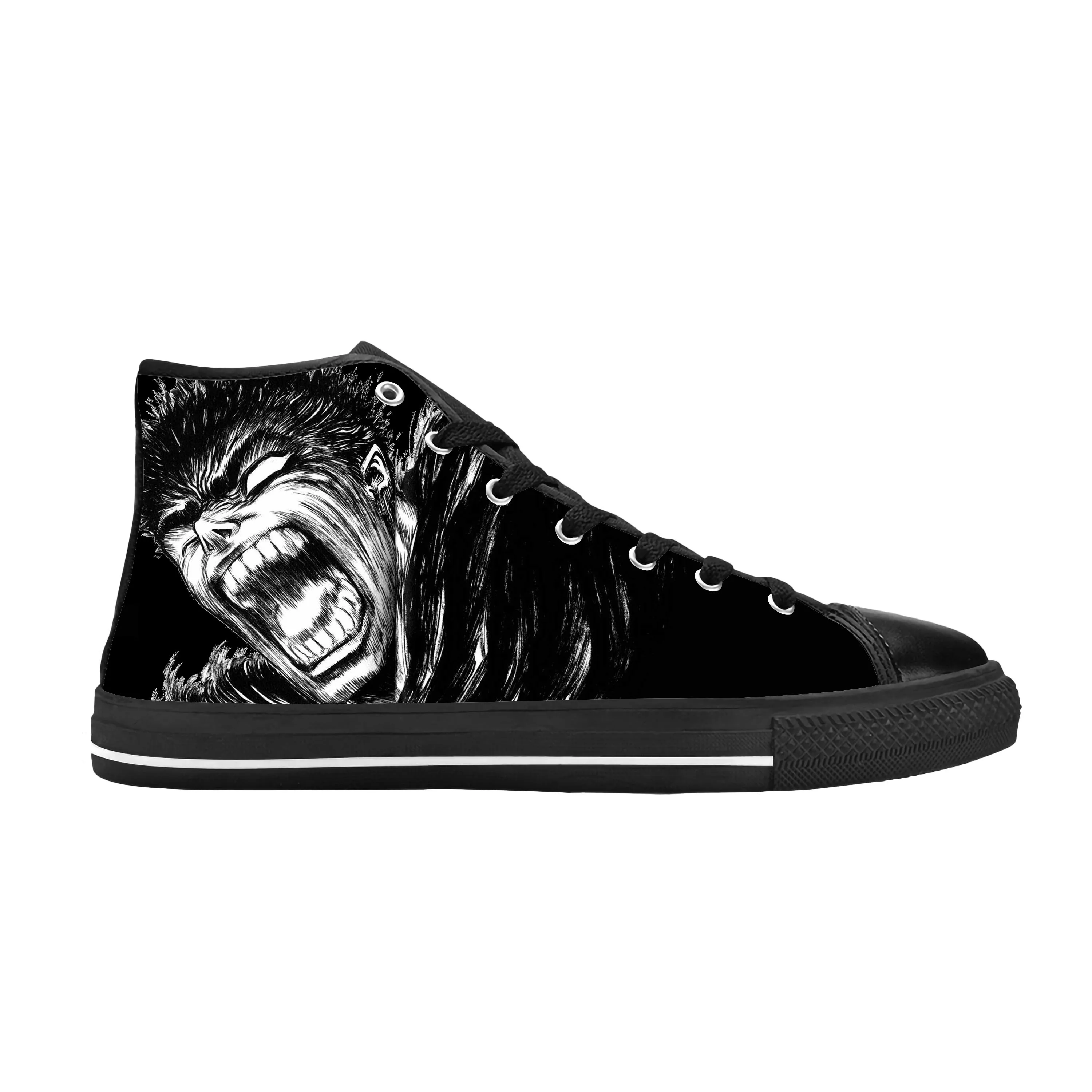 Berserk Guts Black Swordsman Armor Anime Cartoon Casual Cloth Shoes High Top Comfortable Breathable 3D Print Men Women Sneakers
Berserk Guts Black Swordsman Armor Anime Cartoon Casual Cloth Shoes High Top Comfortable Breathable 3D Print Men Women Sneakers