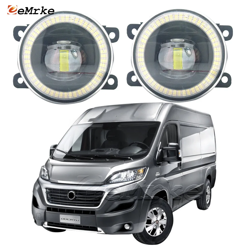 Светодиодсветодиодный дневные ходовые огни ангельские глазки для Fiat Ducato 250/290 2014
