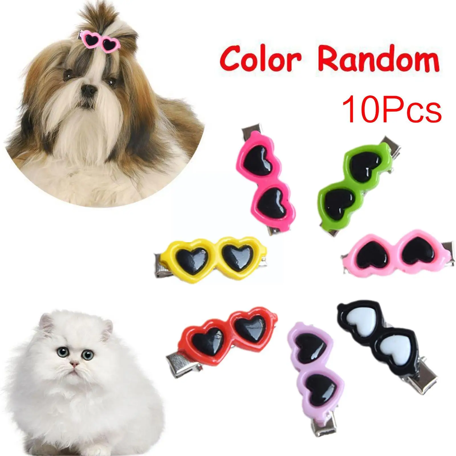 (10 Pieces/lot) Plastic Pet Hair Clips Random Color Dog Shape Accessories Hair Gift Heart Cute Photo Christmas Pet Props Q9h1
(10 Pieces/lot) Plastic Pet Hair Clips Random Color Dog Shape Accessories Hair Gift Heart Cute Photo Christmas Pet Props Q9h1