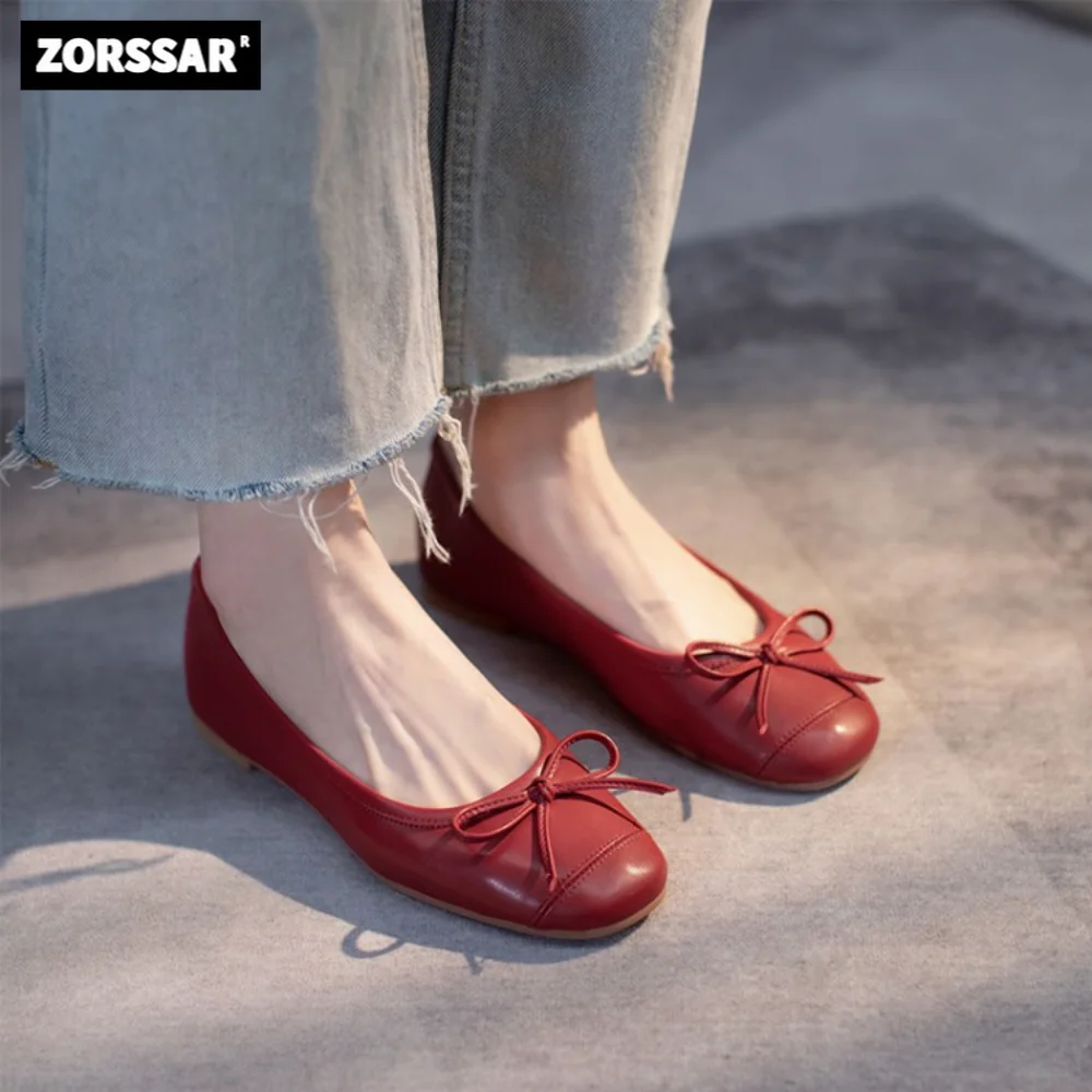 New Red Women Flats Loafers Fashion Cow leather Square Toe Shallow Ladies Ballet Shoes Soft Casual Flat Driving Shoes womens
New Red Women Flats Loafers Fashion Cow leather Square Toe Shallow Ladies Ballet Shoes Soft Casual Flat Driving Shoes womens