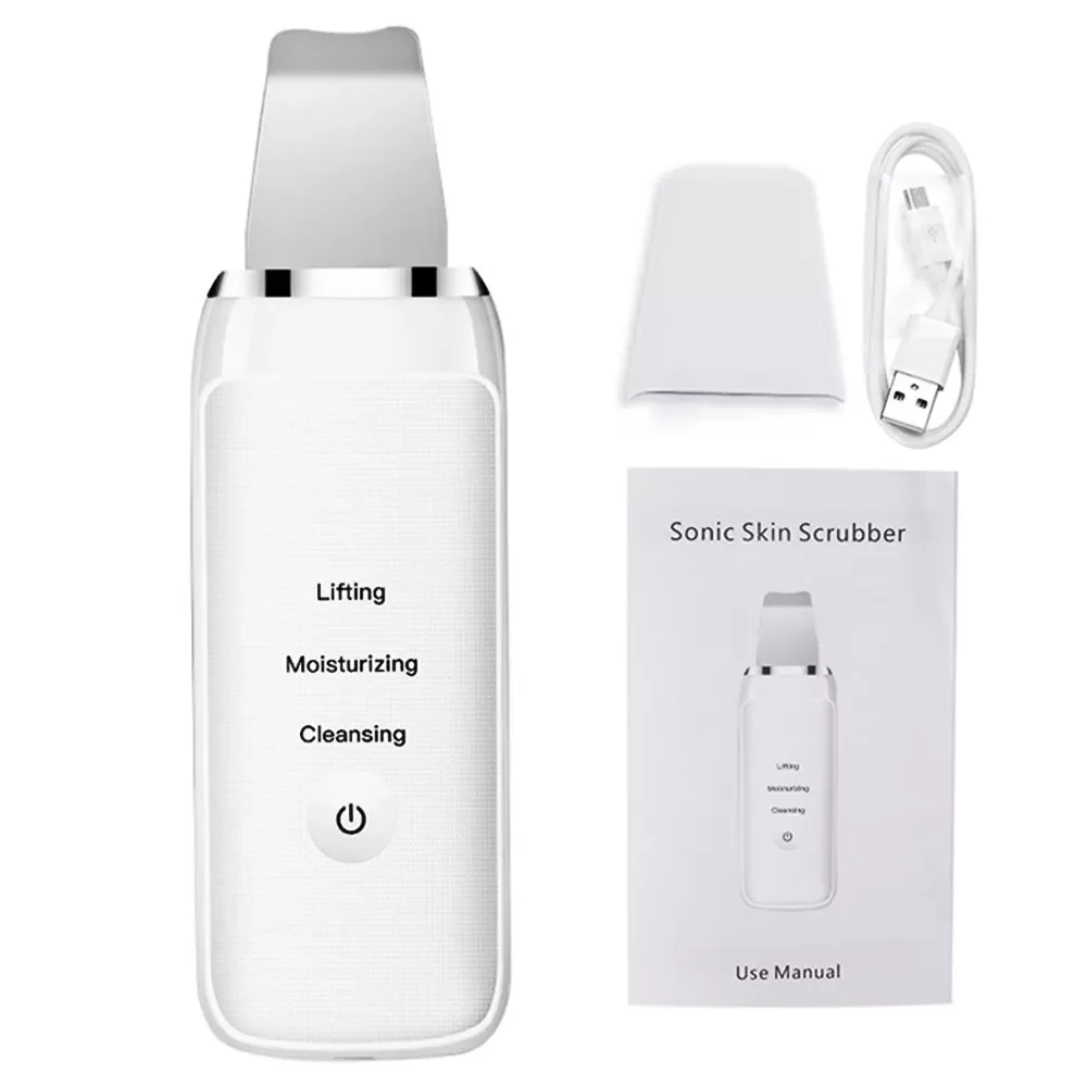 NEW2022 Cleaner Ultrasonic Skin Scrubber USB Blackhead Remover Facial Massager Acne Skincare Peeling Cavitation Beauty Skin Tool
NEW2022 Cleaner Ultrasonic Skin Scrubber USB Blackhead Remover Facial Massager Acne Skincare Peeling Cavitation Beauty Skin Tool