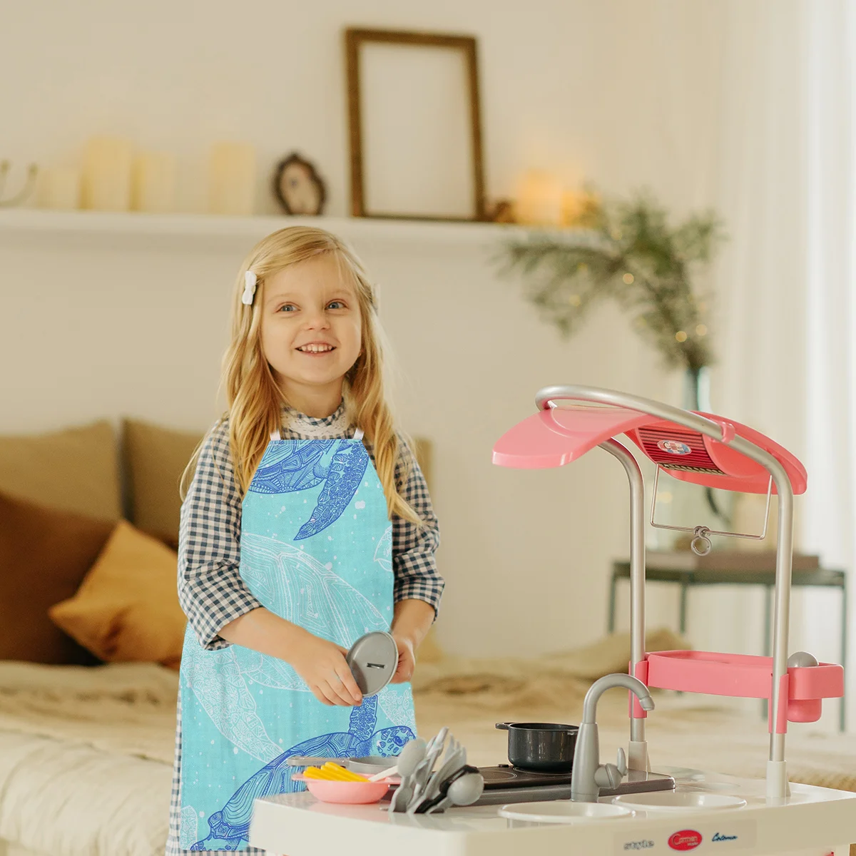 1Pc Creative Turtle Apron Childrens Apron Underwater World Theme Apron for Kids
1Pc Creative Turtle Apron Childrens Apron Underwater World Theme Apron for Kids