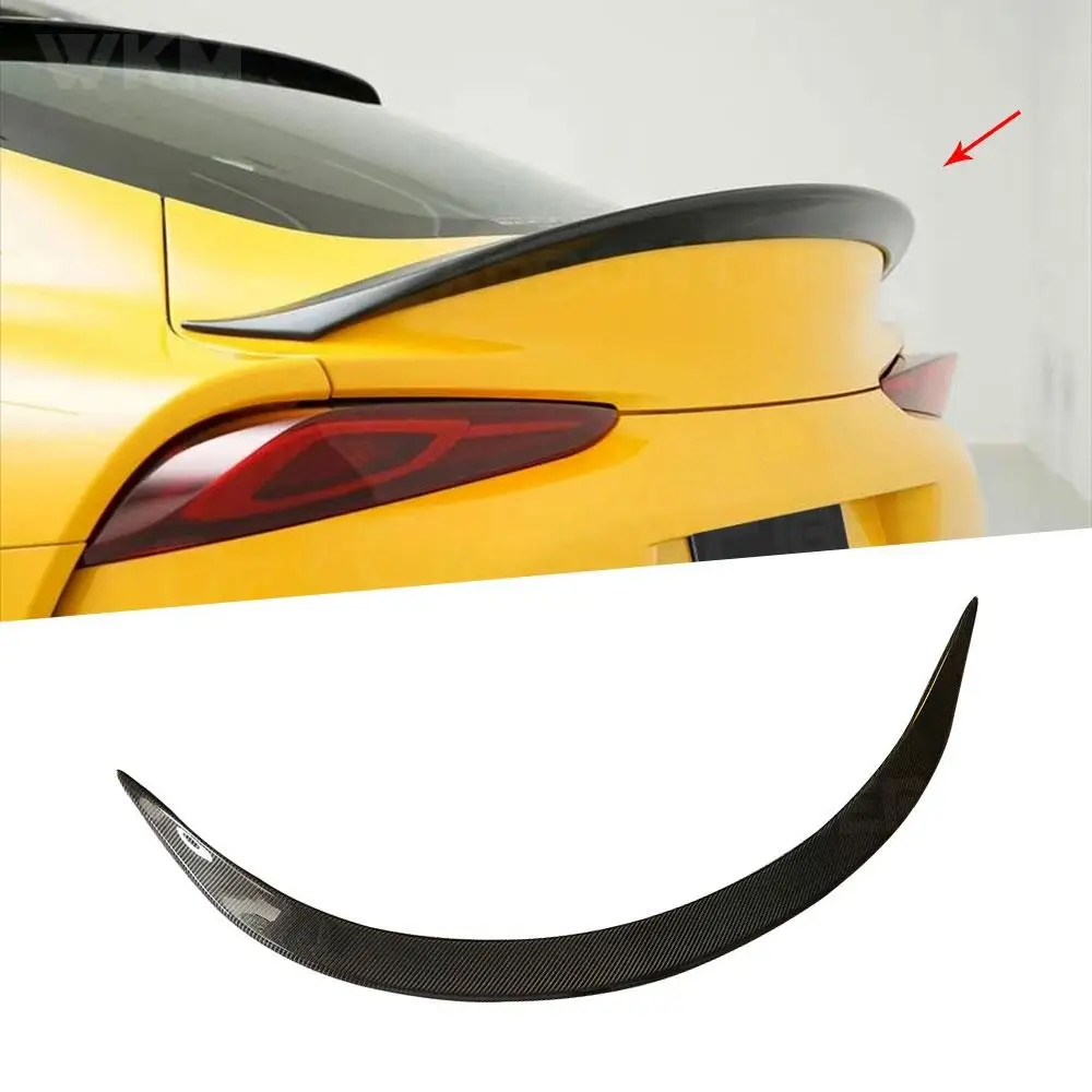 For Toyota Supra High Quality Carbon Fiber Rear Spoiler Wing Black Finish 2019 - 2020 FRP Car A Styling
For Toyota Supra High Quality Carbon Fiber Rear Spoiler Wing Black Finish 2019 - 2020 FRP Car A Styling