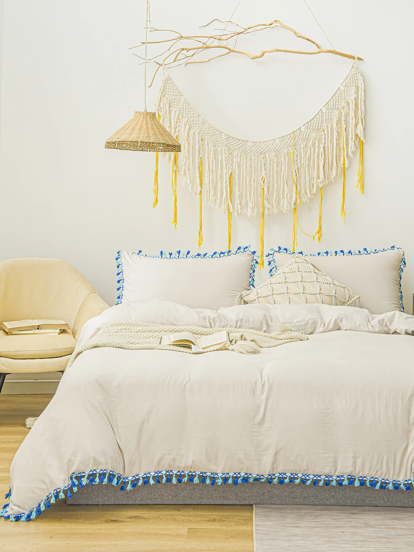 Tassel Bedding Tufted Tassel Duvet Cover Set Boho Chic Tassel Design Vintage Farmhouse Bedding Dropshipers Bedding Sets
Tassel Bedding Tufted Tassel Duvet Cover Set Boho Chic Tassel Design Vintage Farmhouse Bedding Dropshipers Bedding Sets