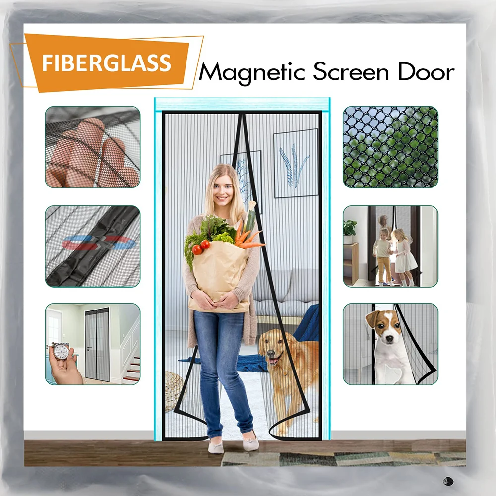 Summer anti-mosquito flying insect curtain magnetic mesh automatic closing screen kitchen curtain screen door
Summer anti-mosquito flying insect curtain magnetic mesh automatic closing screen kitchen curtain screen door
