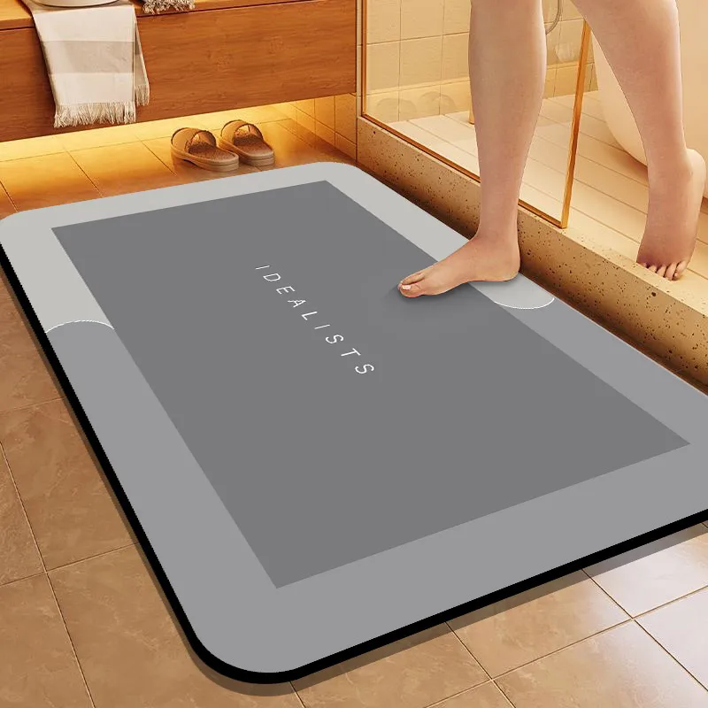 Мягкий коврик для ванной комнаты с диатомической землей, 1750 г/м, 2 впитывающих коврика для ног для ванны, коврик для входной двери, небольшой ковер, который можно стирать в машине
Мягкий коврик для ванной комнаты с диатомической землей, 1750 г/м, 2 впитывающих коврика для ног для ванны, коврик для входной двери, небольшой ковер, который можно стирать в машине