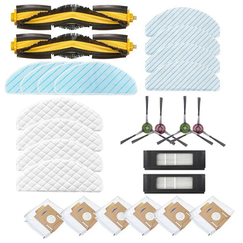 26PCS For ECOVACS Deebot T9 T9max T9power T10 Robot Vacuum Cleaner With Brush Dust Box Filter Cleaning Replacement
26PCS For ECOVACS Deebot T9 T9max T9power T10 Robot Vacuum Cleaner With Brush Dust Box Filter Cleaning Replacement
