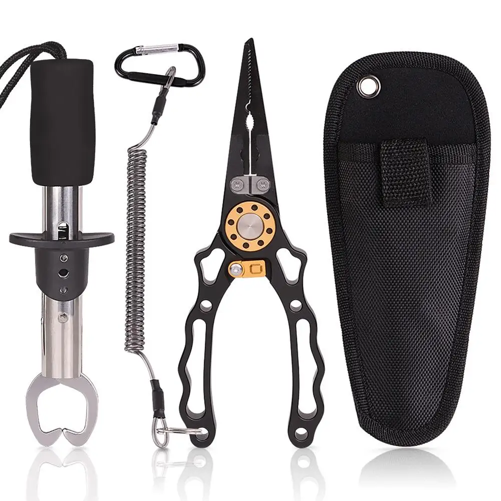 Multifunctional Fishing Pliers Fish Mouth Clip Hook Remover Separation Ring Fishing Tool Set With Missing Rope Dropshipping
Multifunctional Fishing Pliers Fish Mouth Clip Hook Remover Separation Ring Fishing Tool Set With Missing Rope Dropshipping
