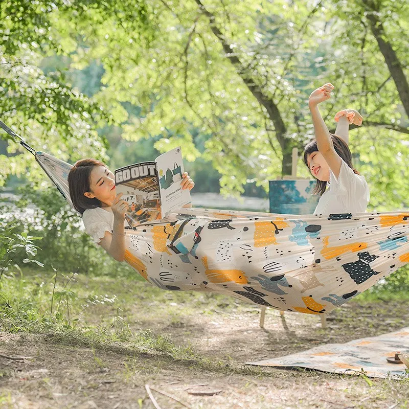 Outdoor Hammock Hanging Bed Camping Garden Swings Park Travel Picnic Anti Rollover Hammock Swing Chair Outdoor Furniture hamac
Outdoor Hammock Hanging Bed Camping Garden Swings Park Travel Picnic Anti Rollover Hammock Swing Chair Outdoor Furniture hamac