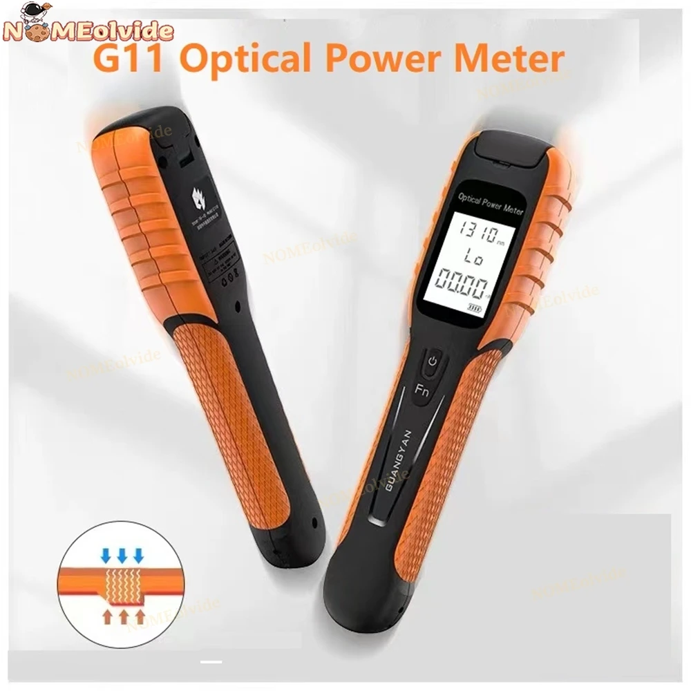 High precision New G11 Rechargeable battery optical power meter FTTH LCD Screen Fiber OPM With Flash OPM Multifuntional
High precision New G11 Rechargeable battery optical power meter FTTH LCD Screen Fiber OPM With Flash OPM Multifuntional