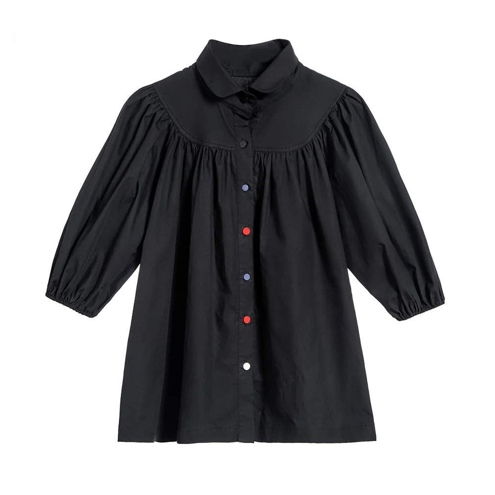2023 Summer New Women's Lantern Sleeve Blouse Fold New Casual Female Loose Shirt Commute Tops Blouses Fashion Colorful Buttons
2023 Summer New Women's Lantern Sleeve Blouse Fold New Casual Female Loose Shirt Commute Tops Blouses Fashion Colorful Buttons