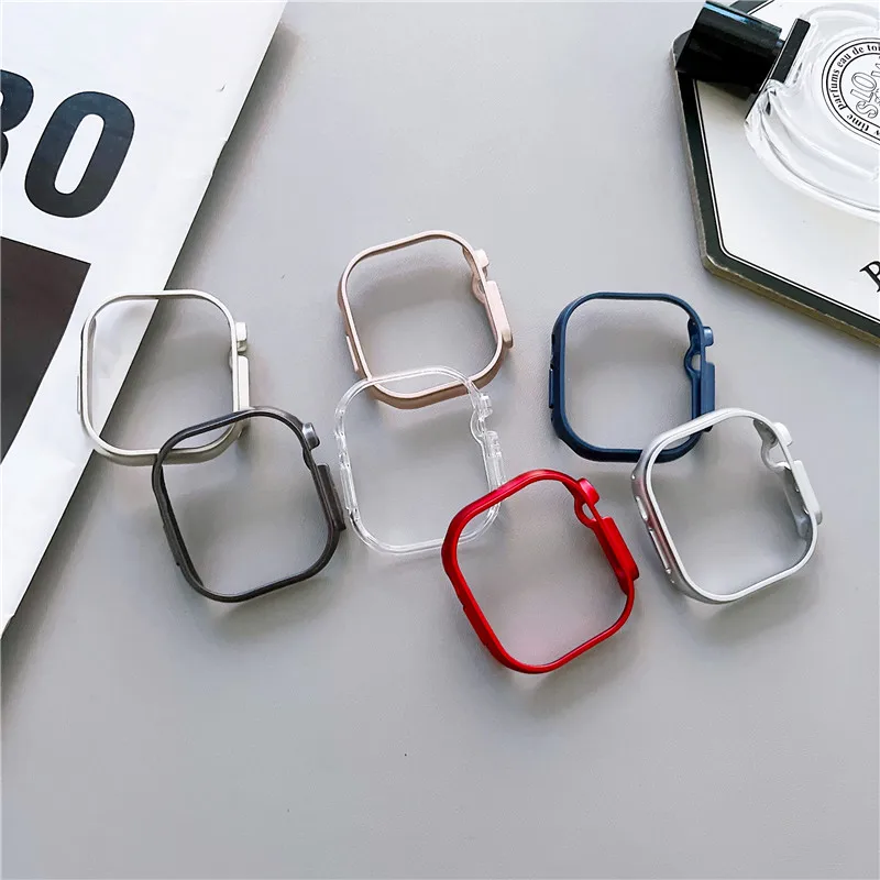 Fashion Plating PC Watch Case For Apple iWatch 8 7 S7 S8 ultra Case Hollow Frame 41mm 45mm 49mm Case
Fashion Plating PC Watch Case For Apple iWatch 8 7 S7 S8 ultra Case Hollow Frame 41mm 45mm 49mm Case