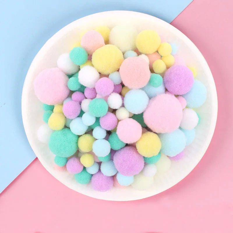 130Pcs Macaron Pompoms Balls Table Confetti For Baby Shower Birthday Party Kids DIY Creative Crafts Table Decorations 
130Pcs Macaron Pompoms Balls Table Confetti For Baby Shower Birthday Party Kids DIY Creative Crafts Table Decorations