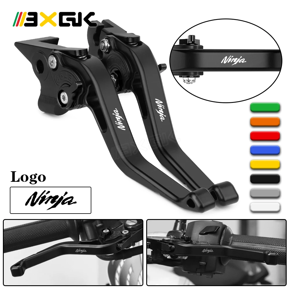 For Kawasaki Ninja400 NINJA125 ninja250r Ninja300R Motorcycles CNC Aluminum Short Brake Clutch Levers Motorcycle Parts Handles
For Kawasaki Ninja400 NINJA125 ninja250r Ninja300R Motorcycles CNC Aluminum Short Brake Clutch Levers Motorcycle Parts Handles