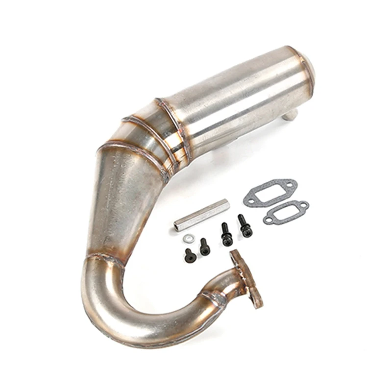 

R2 Built-In Silencer Exhaust Pipe Exhaust Pipe Low Sound Kit For 1/5 Losi 5Ive T ROFUN ROVAN LT Kingmotorx2 Rc Car Toy Parts