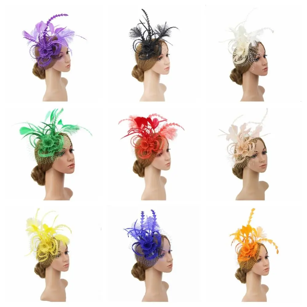 Fashion With Veil Vintage Women Tea Party Headwear Hair Accessory Hair Clip Fascinators Headband
Fashion With Veil Vintage Women Tea Party Headwear Hair Accessory Hair Clip Fascinators Headband