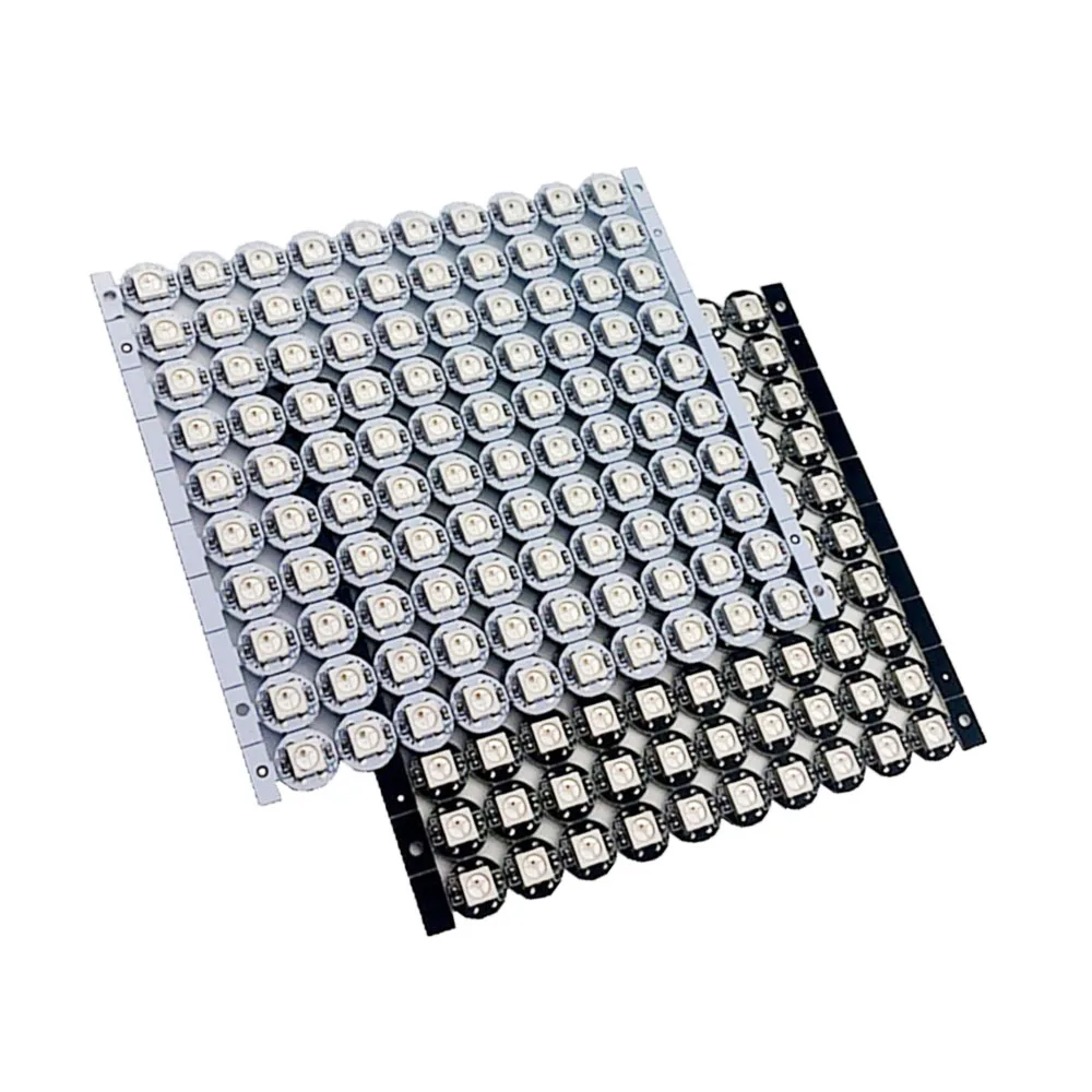 

500pcs/1000pcs WS2812B LED Chip 5050 RGB SMD Black White PCB WS2812 Heatsink Individually Addressable Digital 5V