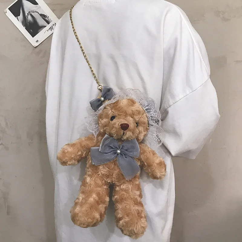 MAPDAW Handbags Sweet Messenger Bag 2022 New Cute Women's Bag Japanese and Korean Plush Doll Bag Lace Bear Shoulder Bag
MAPDAW Handbags Sweet Messenger Bag 2022 New Cute Women's Bag Japanese and Korean Plush Doll Bag Lace Bear Shoulder Bag