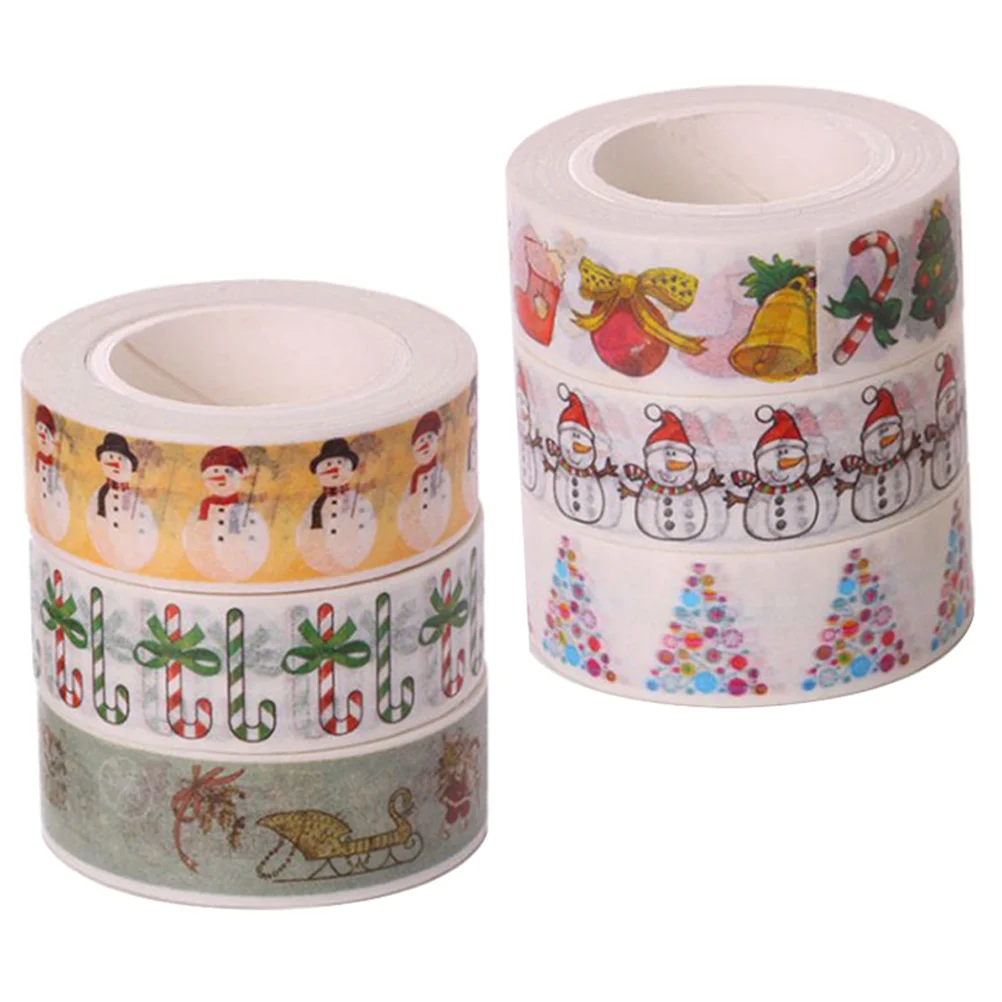 6 pcs Washi Tapes Cartoon Pattern Party Supplies Gift Wrap Masking Tape for Crafts Scrapbooking DIY #q
6 pcs Washi Tapes Cartoon Pattern Party Supplies Gift Wrap Masking Tape for Crafts Scrapbooking DIY #q