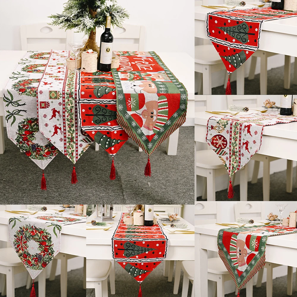 35*180cm Rectangular Christmas Tablecloth Christma Tree Snowflake Linen Printed Tablecloth Family Wedding Christmas New Year2023
35*180cm Rectangular Christmas Tablecloth Christma Tree Snowflake Linen Printed Tablecloth Family Wedding Christmas New Year2023