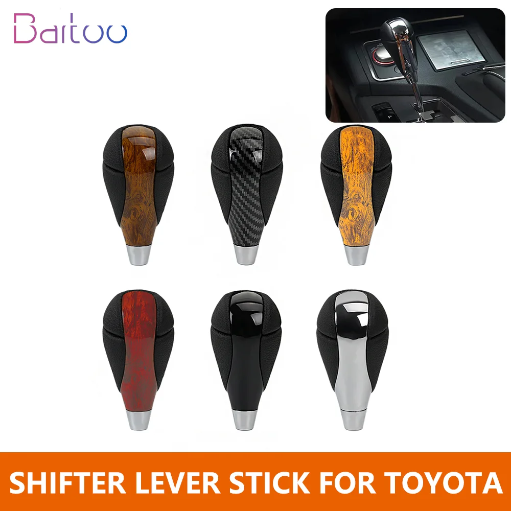 Bartoo-New Gear Stick Shifter Lever Handball Plating Walnut Carbon Fiber Gear Shift Knob For Toyota Lexus IS RX3 ES GS LS SFN147
Bartoo-New Gear Stick Shifter Lever Handball Plating Walnut Carbon Fiber Gear Shift Knob For Toyota Lexus IS RX3 ES GS LS SFN147