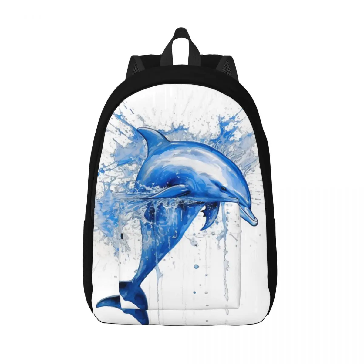 Dolphin Canvas Backpacks Ink Drawing Detailed Big Novelty Backpack Elementary School Bags
Dolphin Canvas Backpacks Ink Drawing Detailed Big Novelty Backpack Elementary School Bags