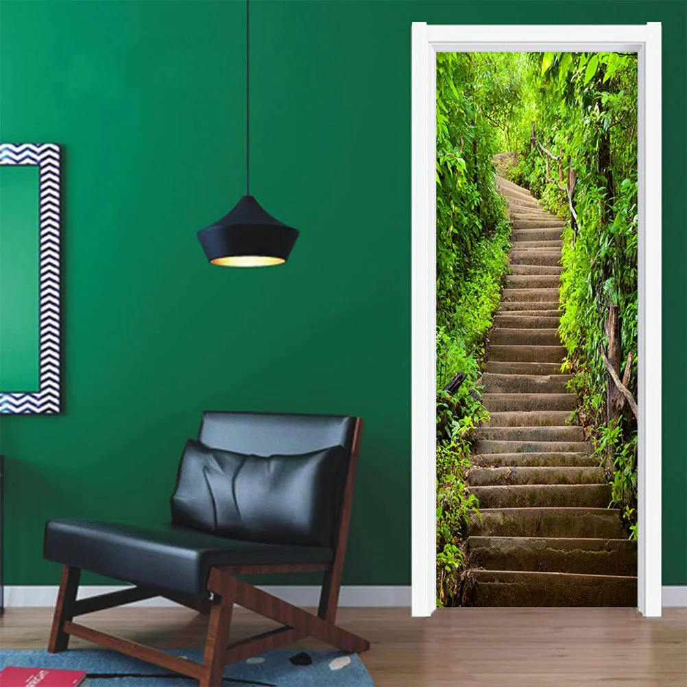 2 Pcs 3d Wall Stickers 3D Door Wallpaper Mural Door Sticker Creative Wall Stickers Removable Door Decals
2 Pcs 3d Wall Stickers 3D Door Wallpaper Mural Door Sticker Creative Wall Stickers Removable Door Decals