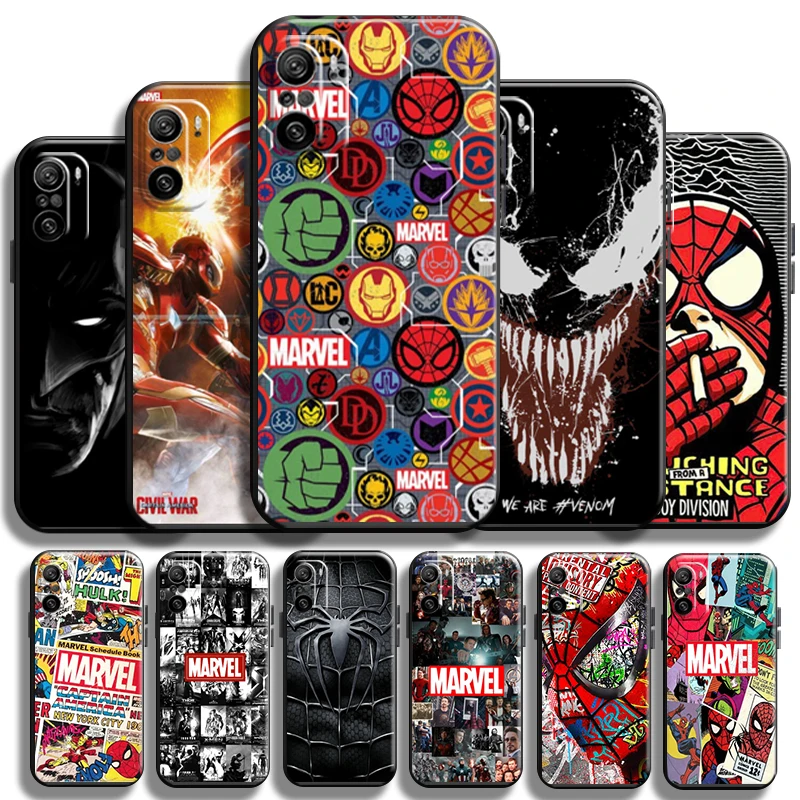 Marvel Avengers Phone Case For Xiaomi Redmi K40 K40 Pro K40 Gaming Shockproof Black Liquid Silicon Coque Cases Back Shell TPU
Marvel Avengers Phone Case For Xiaomi Redmi K40 K40 Pro K40 Gaming Shockproof Black Liquid Silicon Coque Cases Back Shell TPU