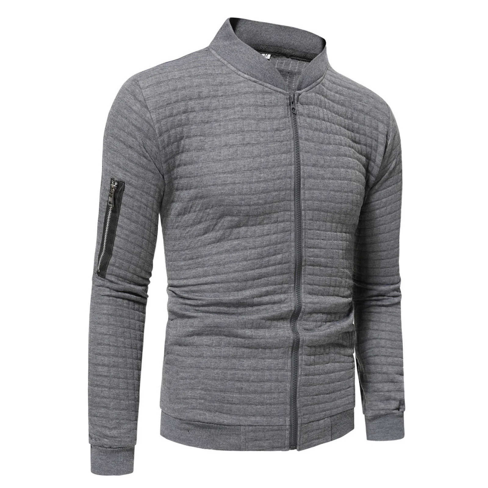 2022 Men Autumn&winter Stand-up Collar Solid Color Long-sleeved Casual Zipper Jacket Super Comfy High Quality Daily Style Coat
2022 Men Autumn&winter Stand-up Collar Solid Color Long-sleeved Casual Zipper Jacket Super Comfy High Quality Daily Style Coat