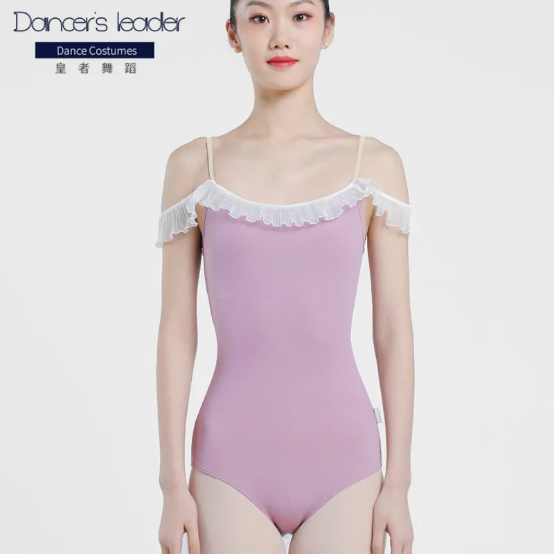 Ballet Leotard For Women's One Piece Cute Wind Fairy Lace Sling Gymnastics Leotard Adult Ballet Stage Costumes
Ballet Leotard For Women's One Piece Cute Wind Fairy Lace Sling Gymnastics Leotard Adult Ballet Stage Costumes
