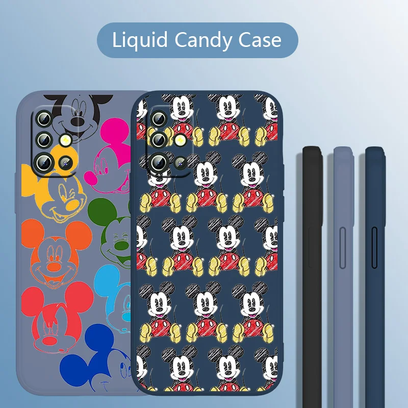Disney Mickey Cute For Samsung Galaxy A73 A53 A33 A52 A32 A22 A71 A51 A21S A03S A50 4G 5G Liquid Rope Cover
Disney Mickey Cute For Samsung Galaxy A73 A53 A33 A52 A32 A22 A71 A51 A21S A03S A50 4G 5G Liquid Rope Cover
