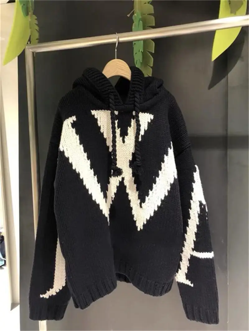 Autumn Winter New Lovers Pullover Thickened Knitting Couples Men And Women Sweater Lazy Loose Hooded Sweaters
Autumn Winter New Lovers Pullover Thickened Knitting Couples Men And Women Sweater Lazy Loose Hooded Sweaters