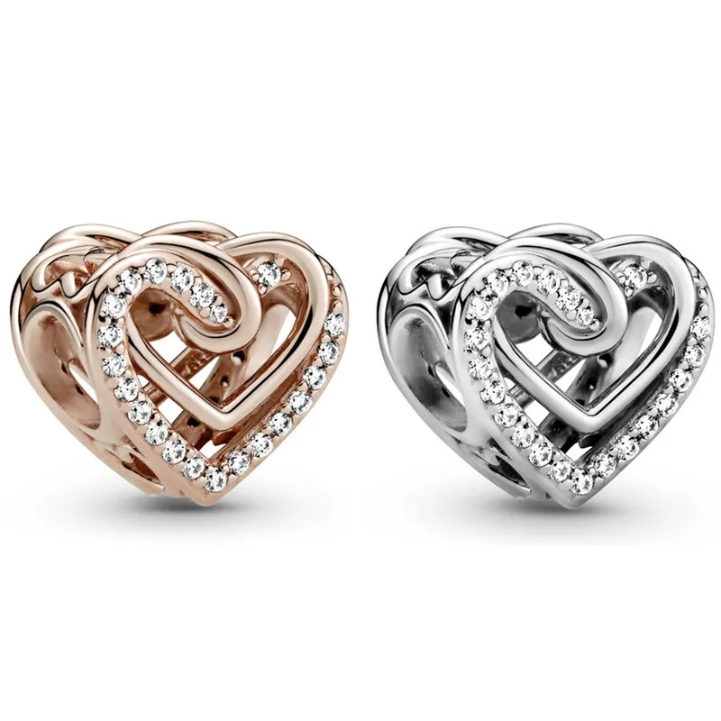 Original Moments Sparkling Entwined Hearts Beads Charm Fit Pandora Women 925 Sterling Silver Bracelet Bangle Jewelry
Original Moments Sparkling Entwined Hearts Beads Charm Fit Pandora Women 925 Sterling Silver Bracelet Bangle Jewelry