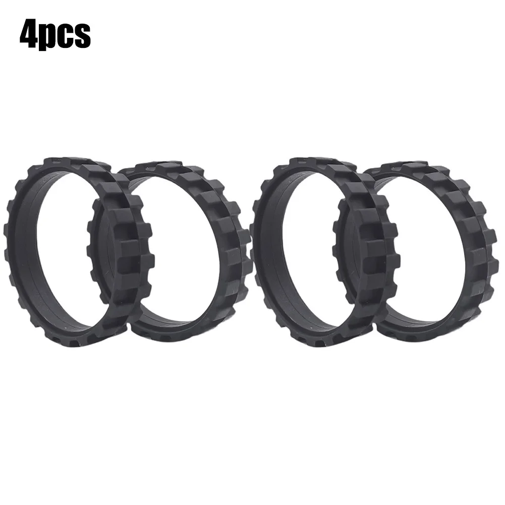 

4pcs Wheel Tires Black For Roborock S5/S50/S51/S55 Robot Vacuum Cleaner Traveling Wheels Spare Parts