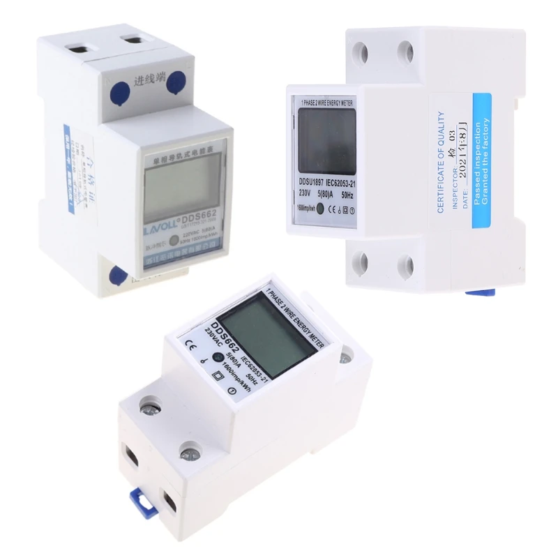 Practical LCD Digital Display Single Phase Power Consumption Meter Energy Meter Watt Wattmeter kWh 230V AC 50Hz Drop Shipping
Practical LCD Digital Display Single Phase Power Consumption Meter Energy Meter Watt Wattmeter kWh 230V AC 50Hz Drop Shipping