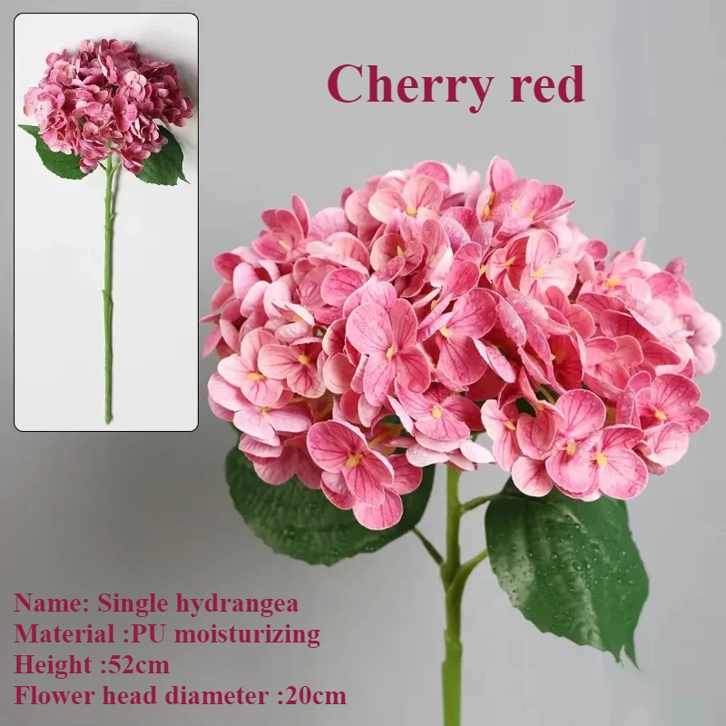Искусственный цветок гортензии 52 см 176 лепестков
Искусственный цветок гортензии 52 см 176 лепестков